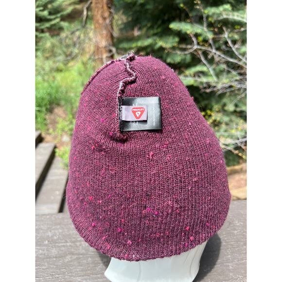 Outdoor Research Effie Primaloft Wool Cashmere Blend Purple Beanie Pom Pom Hat - Picture 5 of 8